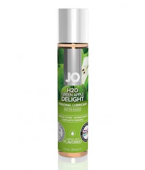 Вкусовой лубрикант "Зеленое яблоко " / JO Flavored Green Apple H2O - 30 мл.
