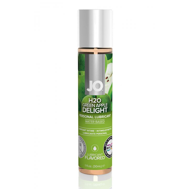 Вкусовой лубрикант "Зеленое яблоко " / JO Flavored Green Apple H2O - 30 мл.