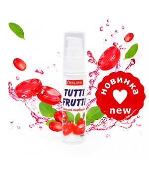Оральный лубрикант TUTTI-FRUTTI сладкий барбарис 30 г