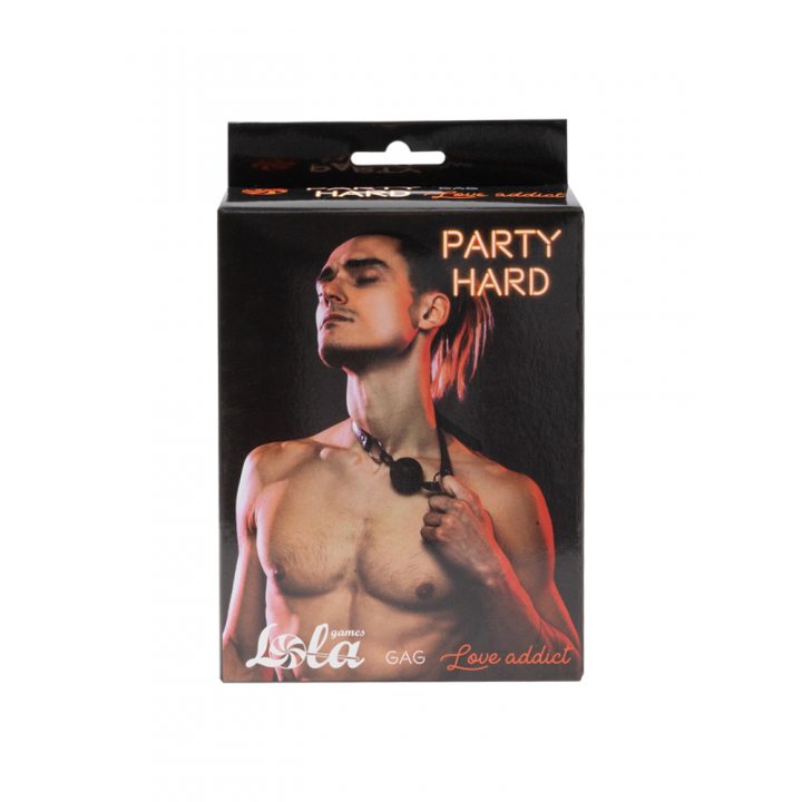 Кляп Party Hard Love Addict Black