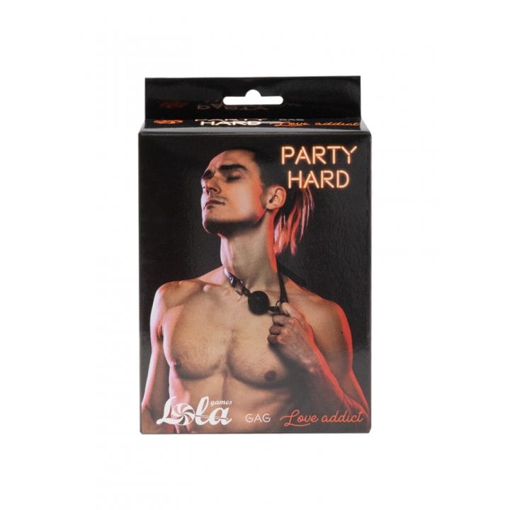 Кляп Party Hard Love Addict Black