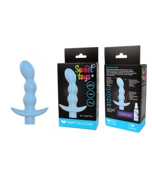 SweetToys ВИБРОМАССАЖЁР L рабочей части 90 мм D 29 мм, цвет голубой