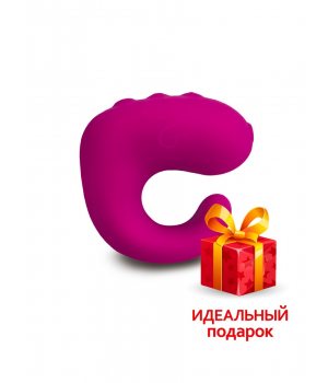 Gvibe Gring XL - Sweet Raspberry Вибратор на палец 2 в 1 , 5 см