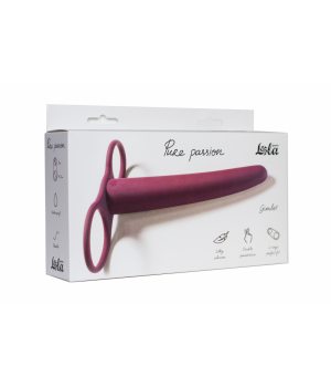 Насадка для двойного проникновения Pure Passion Gimlet Wine red
