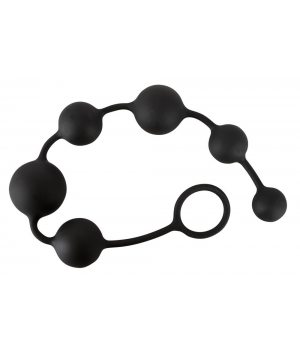Анальная цепочка Black Velvets Anal Beads - 40 см