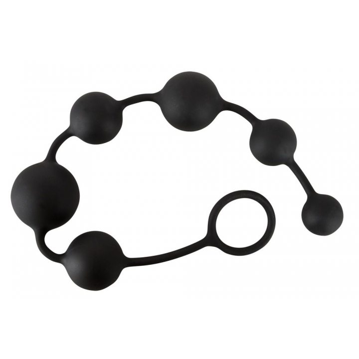 Анальная цепочка Black Velvets Anal Beads - 40 см