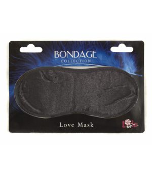 Маска на глаза Lola Toys BONDAGE черная