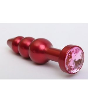 Анальная ёлочка металл, L 113 мм D 22x25x29 мм