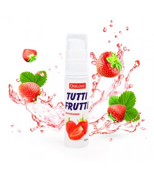 Оральный лубрикант Земляника Bioritm OraLove Tutti-Frutti 30г