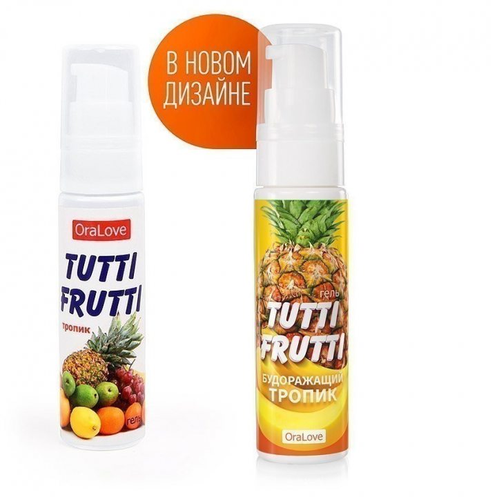 Оральный лубрикант Тропик Bioritm OraLove Tutti-Frutti 30г