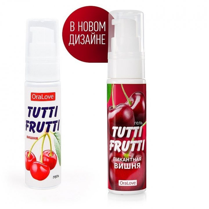 Оральная смазка Bioritm OraLove Гель TUTTI-FRUTTI Вишня