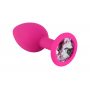 Silicone Анальная пробка S, розовая
