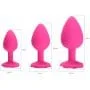 Silicone Анальная пробка S, розовая