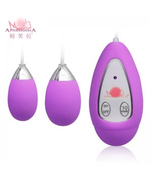 Виброяичко Xtreme-10F Dual Egg purple