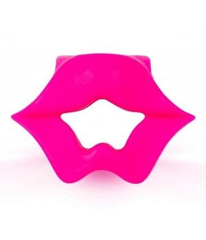 Brazzers Эрекционное кольцо в виде губ, розовое