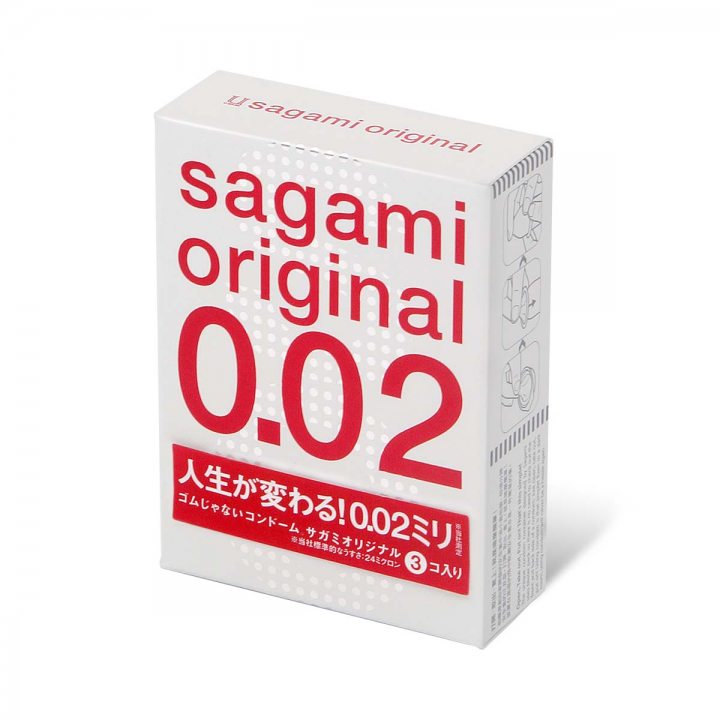 Полиуретановые презервативы Sagami Original 002, 3 шт
