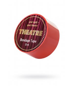 Бондажный скотч TOYFA Theatre, красный, 15 м