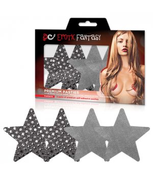 Erotic Fantasy Платиновые пэстисы-звезды