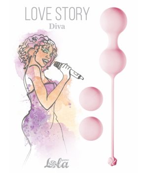 Набор вагинальных шариков Love Story Diva Tea Rose