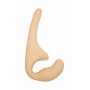 Безремневой анальный страпон Natural Seduction Beige