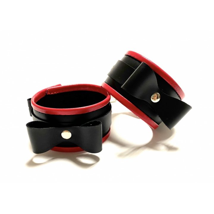 Черные наручники V&V Adjustable Handcuffs with Handle