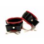 Черные наручники V&V Adjustable Handcuffs with Handle
