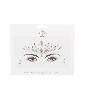 Стикер - наклейка Dazzling Crowned Face