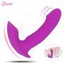 Вибратор вставной со стимуляцией клитора Violet