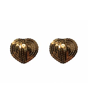 Пэстисы в форме сердечек Burlesque Rand Golden