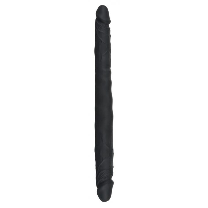 Двусторонний фаллоимитатор DOUBLE DONG Black - 40 см