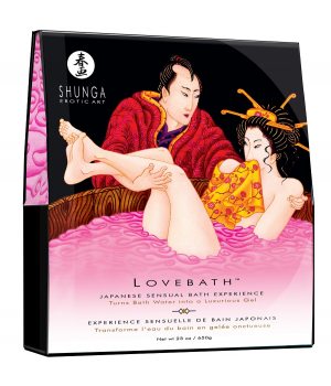 Lovebath Dragon Fruit Соль для ванны, превращающая воду в гель - 650 гр.