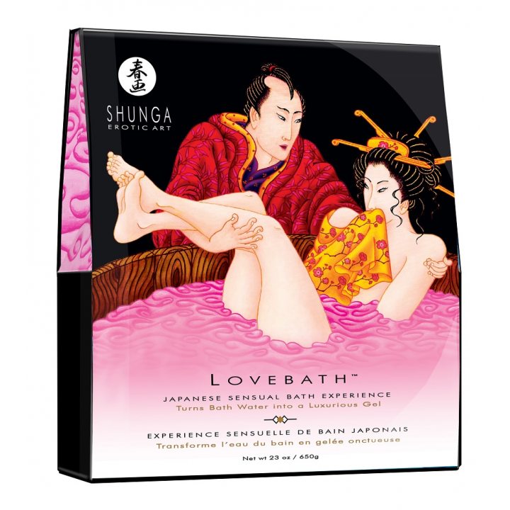 Lovebath Dragon Fruit Соль для ванны, превращающая воду в гель - 650 гр.