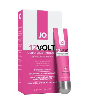 Возбуждающая сыворотка мощного действия JO 12Volt с эфф. "жидкой вибрации"-10 мл.
