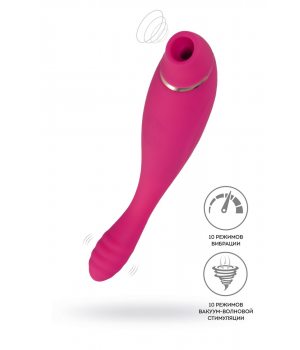 Ярко-розовый вибростимулятор Get Lucky USB Vibrator