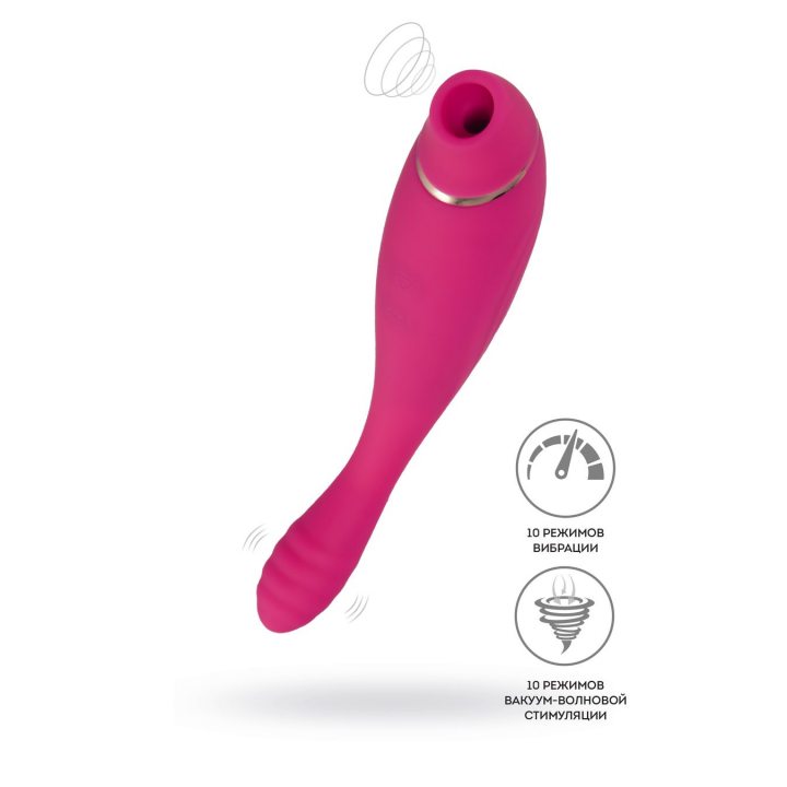 Ярко-розовый вибростимулятор Get Lucky USB Vibrator