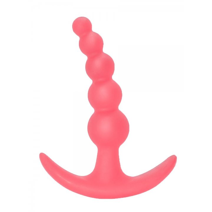 Lola Toys Анальная пробка Ribbed Plug Blue