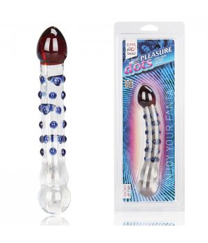 Erotic Fantasy Двуглавый фаллос из стекла PLEASURE DOTS