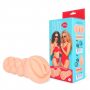 Мастурбатор Вибровагина Erowoman телесного цвета