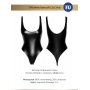 Эротическое боди с высокими вырезами Powerwetlook body
