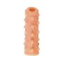 Телесная насадка с пупырышками и открытой головкой Nude Sleeve