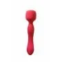 Двухсторонний вибратор с подогревомLola Games Wand Heating Red