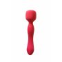 Двухсторонний вибратор с подогревомLola Games Wand Heating Red