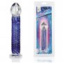 Прозрачный фаллос из стекла со спиралью Sexus Glass