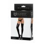 Чулки Glossy из материала Wetlook, черный