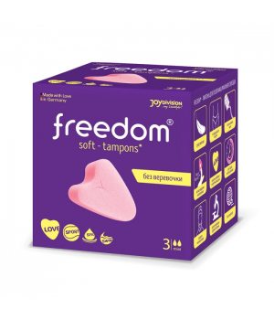Женские тампоны для секса Freedom Soft-Tampons Mini, 3 шт