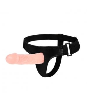 Реалистичный полый фаллоимитатор на трусиках