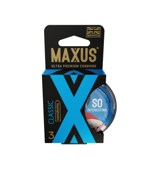 MAXUS Classic №3 Классические презервативы в кейсе
