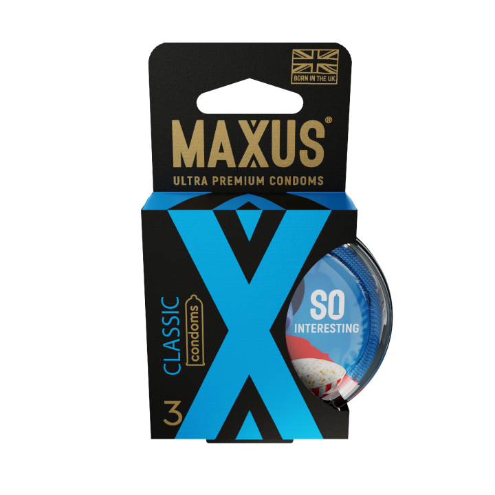 MAXUS Classic №3 Классические презервативы в кейсе