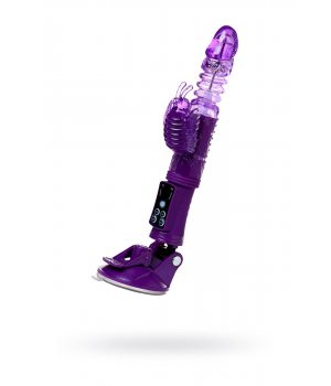 Вибратор с клиторальным стимулятором TOYFA A-Toys, TPR, фиолетовый, 22,5 см