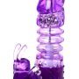 Вибратор с клиторальным стимулятором TOYFA A-Toys, TPR, фиолетовый, 22,5 см